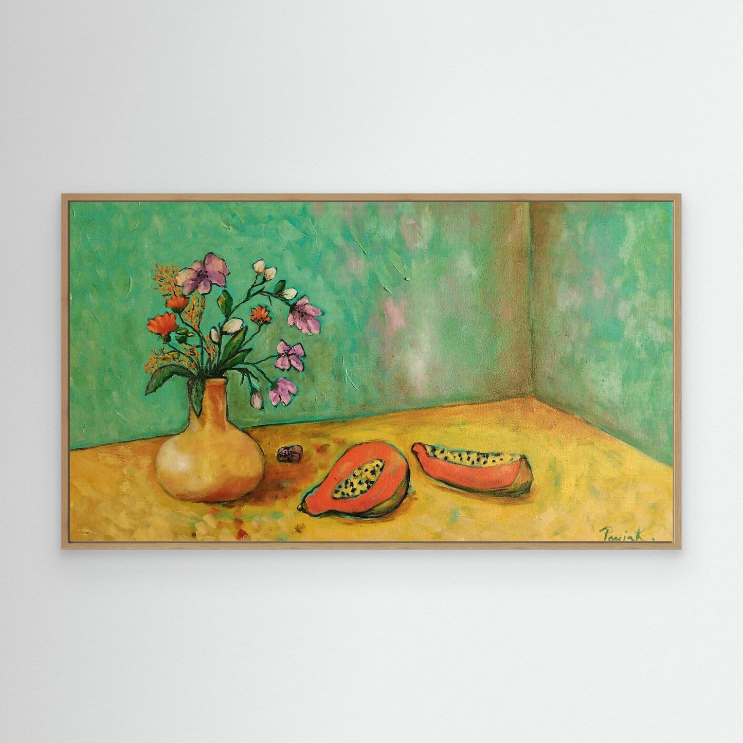 Lirios y papayas