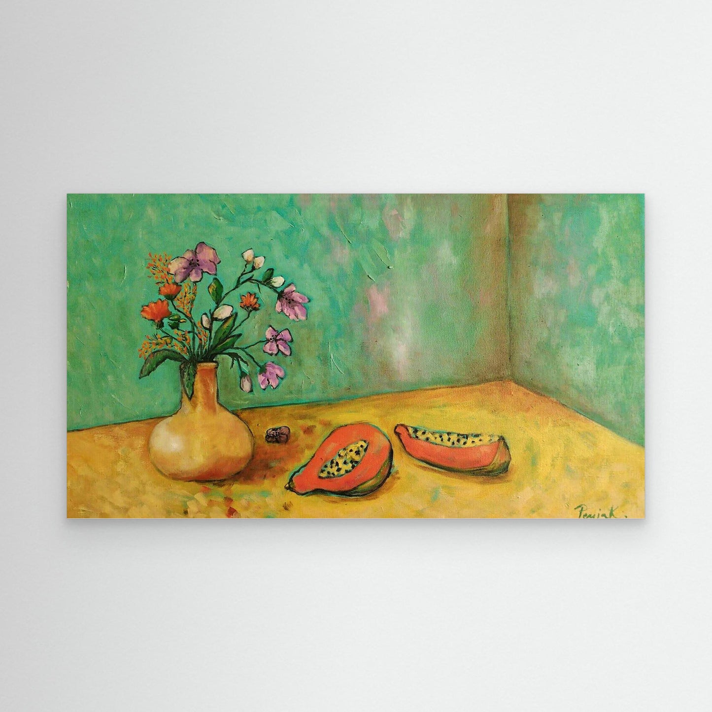 Lirios y papayas