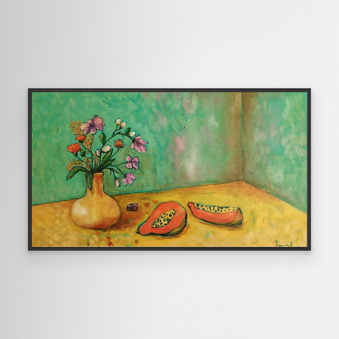Lirios y papayas
